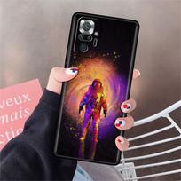 Dėklas Xiaomi Redmi Note 10 9 11 Pro minkštas telefono dėklas 10S 9S K40 8 9A 9C 9T 7 10C 8T silikoninis dėklas šaunus vienišas astronautas capa Redmi Note 11