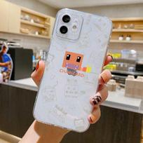 Pokemon Cute Anime Case For iPhone 14 11 12 Pro 13 Pro Max XR XS X 6s 7 8 Plus SE 2020 13 Mini Luxury Shockproof Clear Cover iPhone SE 2022 gray