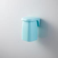 1PC Magnetic Toothbrush Cup Holder Wall Mounted Punch Free Tumblers Toothbrush Cup Rack Drain Mouthwash Cup Bathroom Supplies mėlyna