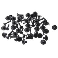 Durų apdailos plokštės laikiklio spaustukas tvirtiklis kniedė, skirta GM 94858864 Geo Prizm 15x8x6mm black