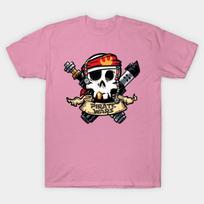 Moteriški marškinėliai „Pirate Wars Harajuku Print Kawaii“ marškinėliai trumpomis rankovėmis, trumpomis rankovėmis, moteriški marškinėliai. S