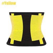 Lose Weight Sports Waist Support Belt Back Waist Trainer Trimmer Belt Gym Waist Protector Weightlifting Reshape Your Body Unisex S black