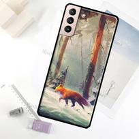 Anime Fox Case For Samsung Galaxy S22 Ultra Note 20 10 S10 S9 S8 Plus S20 S21 FE Phone Cover Shell Galaxy S8
