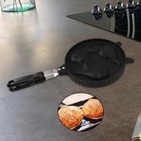 Waffle Cake Maker, Pancake Nonstick Kitchen Bakeware gray