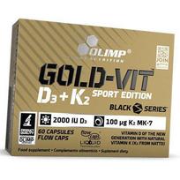 Vitaminas D3 K2, Gold Vit D3+K2 Sport Edition, Olimp Nutrition  (36283138) 60caps