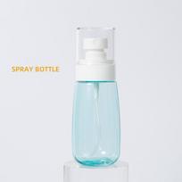 30/60/80/100 ml kelioninio dozatoriaus buteliukas, smulkaus dulksno tonerio losjonas, odos priežiūros priemonė, nešiojamasis skaidrus mėginio purškimo buteliukas 80ml white