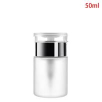 60/150/180/250 ml nagų buteliukas tuščias preso pompa dozatorius plastikinis nešiojamas skystas lako valiklis makiažo manikiūro įrankiai white