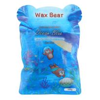 100g Hard Wax Bear Beans Hair Remover Strip Free Depilatory Hot Film Wax Bear Type Hair Removal for Full Body Face Leg Eyebrow beige