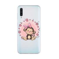 Cartoon Cute Monkey For Samsung Galaxy A90 A80 A70 A60 A50 A40 A30 A20S A20E A10 A10E A10S S8 S7 S6 Edge Phone Case Samsung S6 Edge white