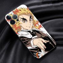 Soft Case For Apple iPhone 11 13 Pro Max 14 12 Mini 7 8 Plus X XS XR SE 2020 6 6S 5 5S Phone Cover Funda Demon Slayer Anime Capa iPhone 5 5S SE gray