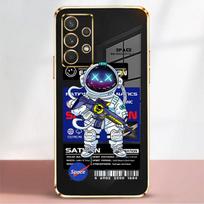 Fashion Cool Astronaut Case For Samsung Galaxy A52 A12 A51 A32 A21s A71 A50 A22 A31 A72 A02s A13 A53 A11 Colorful Phone Cover Samsung A02s gray