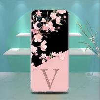 Clear Case For Xiaomi Mi Poco X3 NFC M3 Pro F3 F1 11 Lite 12 Note 10 11T 9T Phone Cover Custom Cherry Blossom Flower Initial M Xiaomi Poco X3 NFC white