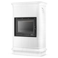 Koklinis židinys ROMA 13kW Balta spalva