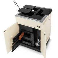 Krosnelė su vandens kontūru - MEGAL 20kW Smėlio spalva