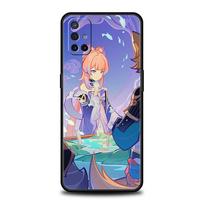 Genshin Impact For OnePlus 10 Pro 9 8T 8 Nord N10 7 7T 9R Phone Case For 1+ Nord 2T CE 2 N100 N200 Z 5G Soft Silicon Black Cover Nord N100 gray