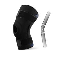 Spring Compression Knee Pad Protector Elastic Knee Pad Knee Pad Spring Gym Sports Basketball Volleyball Running black