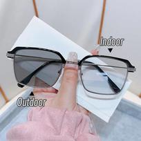 Nauji tendencijos fotochrominiai skaitymo akiniai pusrėminiai akių apsaugai akiniai nuo saulės toliaregiai, keičiantys spalvą, lauko anti-UV akiniai 3.0
