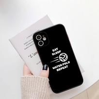 Vandens polo sportinio telefono dėklas, skirtas iPhone13 12 Mini 11 Pro XS Max X XR 7 8 Plus permatomas matinis dangtelis iPhoneXR