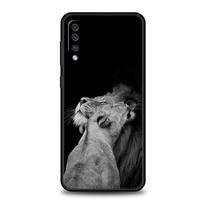 Liūtas Laukinių Gyvūnų Telefono dėklas Skirtas Samsung A54 A52 A24 A14 A50 A72 A70 A30 A40 A20S A20E A02S A12 A22 A34 A42 A32 5G A04s Dangtelis Samsung A02s gray