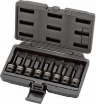 Smūginių galvučių komplektas ½" Torx T30-T80 8 vnt., KS Tools