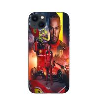 Coque Maniacase pour Iphone 14 Lewis Hamilton Scuderia Ferrari F1 officiel