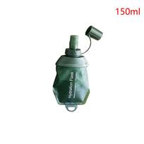 150/250/500 ml sulankstomas vandens butelis TPU kolba sulankstoma minkšta kolba maratonui, bėgimui takais, bėgiojimui, stovyklavimui, dviračių sportui 150ML žalia