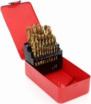 Titano grąžtai metalui, 29 vnt. rinkinys KD10344