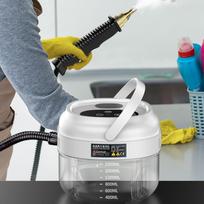 Handheld Steam Cleaner Pressurized Multiuse Steamer Cleaning Machine transparent black