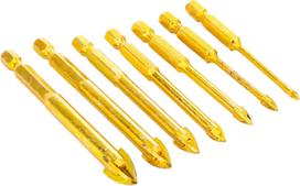 Grąžtai iš volframo karbido, 7 vnt. KD11250