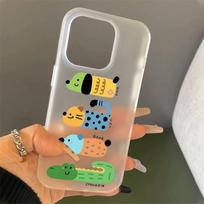 Papa Cute Case - Compatible with Apple 15/14/13/12/11/PRO/PROMAX/XSMAX/XR/XS/X 11 Pro gray