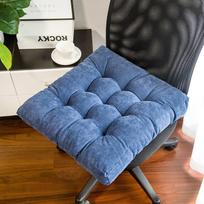 Grindų kilimėlis Futon pagalvėlė Lango kilimėlis Velvet valgomojo kėdės kėdės kilimėlis Jogos kilimėlis Tatami studentų suoliukas apvali pagalvėlė 40x40CM gray