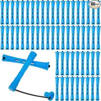 60pcs DIY Long Short Hair Curler Rods Rollers Curling Maker Accessory for Woman Household Professional Barbershop Salon black