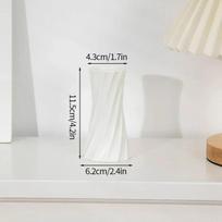 1 vnt. Nordic plastikinė gėlių vaza hidroponinis vazonas vaza dekoracija namų stalo dekoratyvinės vazos gėlėms dekoravimas Maison Floreros