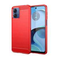 Anglies pluošto tekstūros TPU dėklas, skirtas Motorola Moto G04 G24 G14 G34 G54 G84 apsauginis dangtelis Atsparus smūgiams Business Ull apsauginis dangtelis For Moto G04 juoda