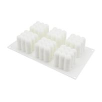6 ertmių didelių burbulų silikoninių žvakių formų putėsių pyragas šokolado formų aromaterapinis muilo žvakė namų dekoro žvakių gaminimo reikmenys