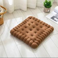 Creative Thickened Biscuit Office Chair Cushion Lovely Living Room Bedroom Decorative Throw Pillows Sofa Back Cushion Tatami Pad High Quality gray