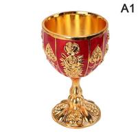 Individualizuota Europos vyno taurė Creative Retro Home Wine Glass red