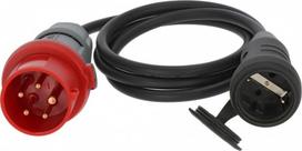 Trifazis elektros kabelis CEE, H07RN-F 3G1.5 1,5m 400V (16A) IP44, Brennenstuhl