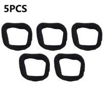 Juoda Filtro Kempinė 5 vnt. Filtras Tinka Įvairiems Trimeriams 50mmX43mm black