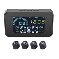 Puikus automobilio TPMS lengvai montuojamas LCD ekranas saulės energija External TPMS