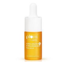 Plum 2% Alpha Arbutin & Hyaluronic Acid Face Serum | Brightens Skin | Controls Melanin Production | 100% Vegan | 10 ml 10ml