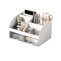 Desktop Organizer With Drawers Desk Organizer Tabletop Makeup Storage Box Smooth And Sturdy Office Supplies Storage Box Multi balta