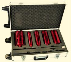 Gręžimo karūnų rinkinys lagamine BKB Pro Koffer 57/72/82/112 57/72/82/112/132mm, Cedima