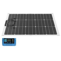 Saulės panelė sunkvežimiams 220W, 24V su priedais