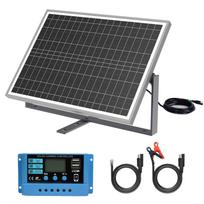 Saulės panelė 25W, 12V su priedais