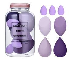 Makiažo kempinėlių rinkinys Be latekso ir didelės raiškos rinkinys iš 7 makiažo Wonder maišytuvo pudrai ir skysčiui, Super Soft Wonder Beauty Cosmetic