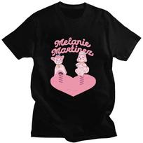 Melanie Martinez Portals Tour marškinėliai Vasariniai drabužiai Originalūs grafiniai marškinėliai Unisex Kawaii marškinėliai Oversized Kasdieniai marškinėliai 4XL pink