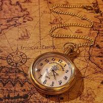 Pocket Stylish Watch Victorian Brass watch London Steampunk Chain Christmas Gift brown