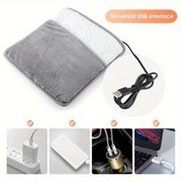 Cozy Washable Electric Foot Warmer - Soft Flannel Heating Pad with Thermal Slippers Function for Home Use,Relaxing Foot pilka