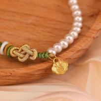 Ruyi Ping An Lock Fu Character Hand Rope Female Simple Niche Design Sense Handwoven Fu Brand Lock Bag Bracelet Adjustable